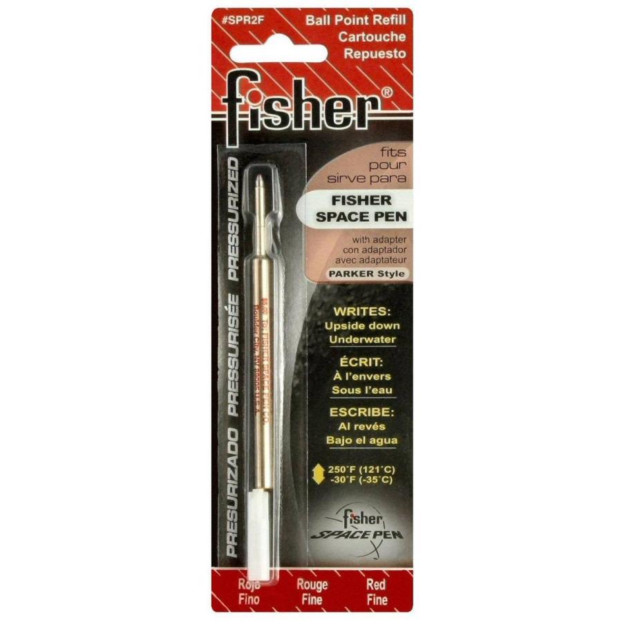 Fisher Refills【SPR2F】Red Ink, Fine Point Pressurized Cartridge